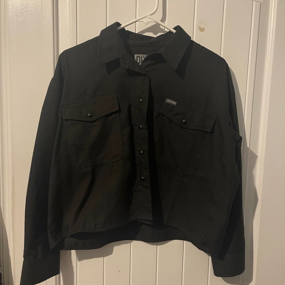 Women’s L Black Dixxon Flannel OUTLAW.